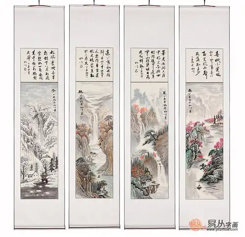 客厅山水画图片大全,让你新年大饱眼福