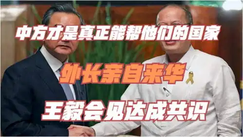 中方才是真正能帮他们的国家外长亲自来华,王毅会见达成共识