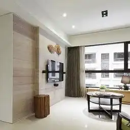 简约风格一居室装修客厅小清新效果图大全一起装修网图库