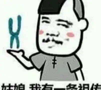 很污的表情包姑娘,我有一条祖传的染色体想送给你