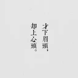 头像篇有人告我夜已深