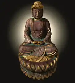 新中式佛像雕塑摆件3d模型