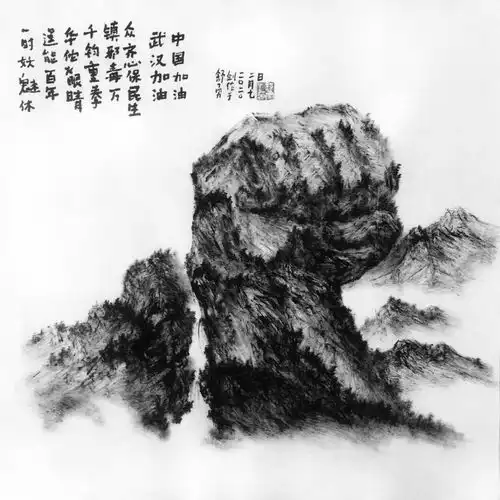 舒勇每天一幅画致敬抗疫英雄,发出艺术战疫最强音