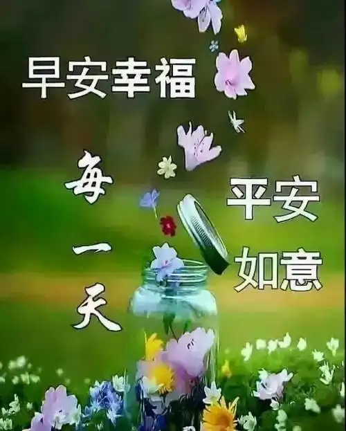 忠实于自己最初的感动,快乐地活着吧,早安
