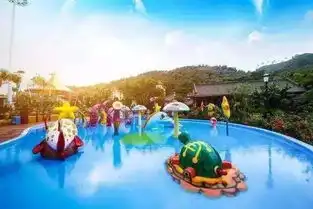 海啸海浪沙滩棕榈合肥人还可以来这避暑