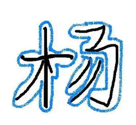 谁能帮我制作一个杨字的qq头像,有点个性的