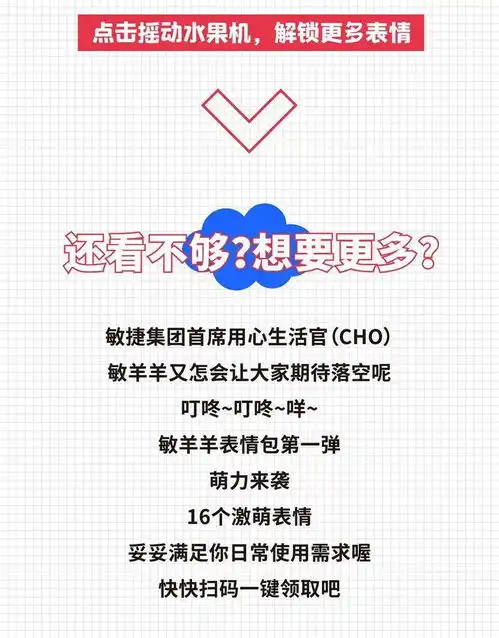 咩敏羊羊表情包上线啦,快来pick