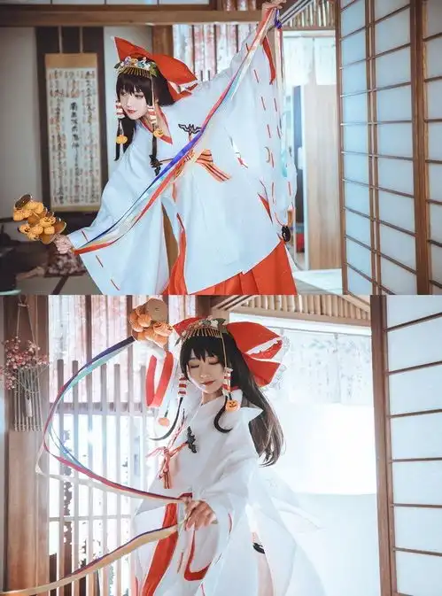 博丽灵梦巫女cos溢灯灯