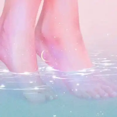 粉色系唯美部位头像女生身体各部位图片头像