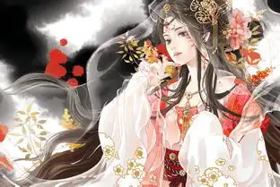 求手里拿着花的古风头像