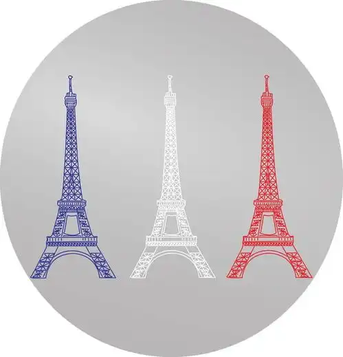 埃菲尔铁塔图片法国巴黎的重要景点和突出标志