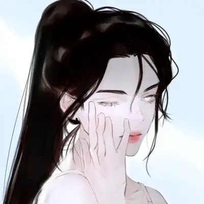 顾谙插画唯美意境原宿动漫女头