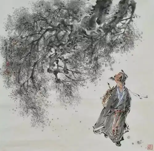 王亮儒人物画作品赏析笔墨秀润,雅俗共赏