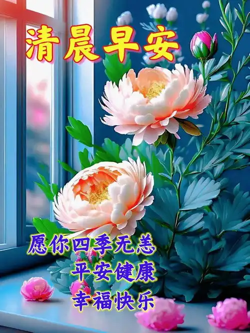 早上好表情包图片带字带问候新的一天,早安吉祥