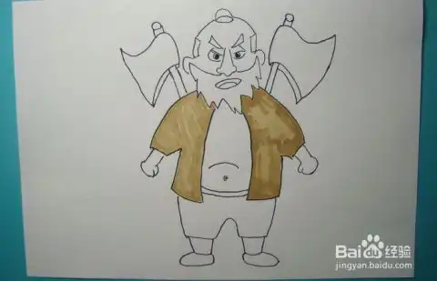 q版勇敢的李逵怎么画