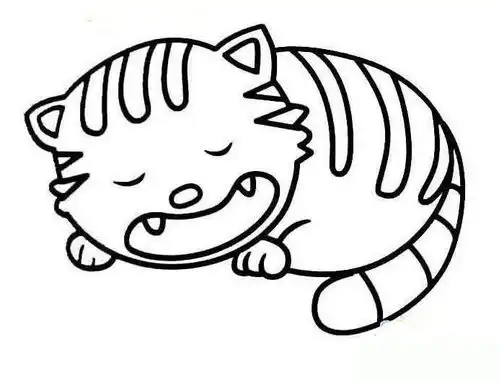 猫的简笔画图片