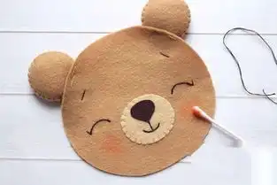 布偶超萌小熊diy制作