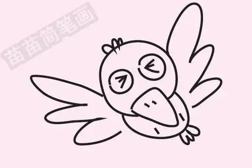 乌鸦简笔画图片大全教程