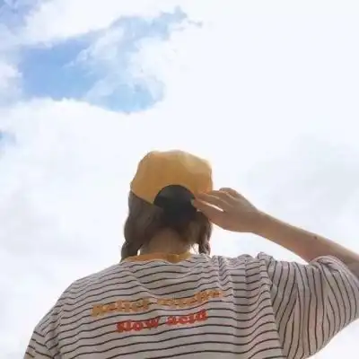 小清新背影女生头像