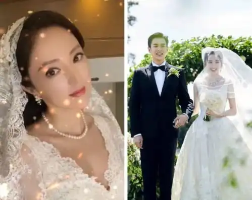李若彤七夕穿婚纱独自美丽,54岁身材纤瘦不输00后,姑姑真美