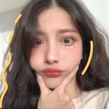 酷酷的女生网红头像