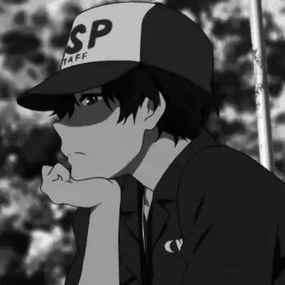 040动漫暗系男生头像,