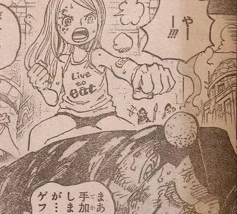 海贼王1099话贝蒂继承了金妮的意志,波妮从小就力量惊人