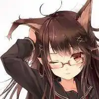 女生狐狸耳朵头像微信头像图片大全