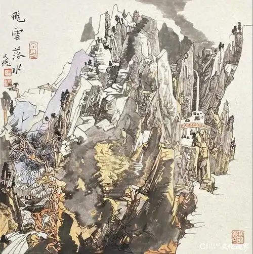 嶙峋见妩媚,墨彩呈华滋当代细笔山水画派代表著名画家杨文德的山水世界