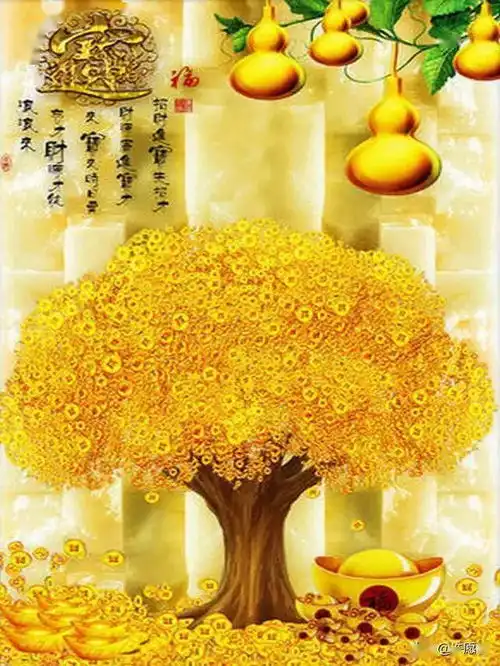 手机壁纸财源滚滚天上来