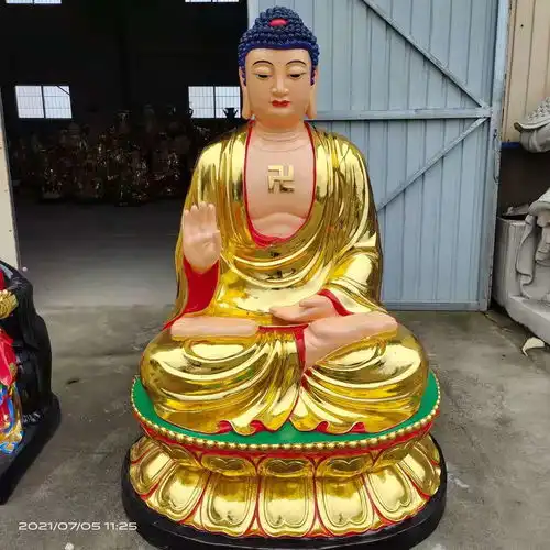 厂家供应佛像玻璃钢木雕佛像云浮玻璃钢佛像雕塑