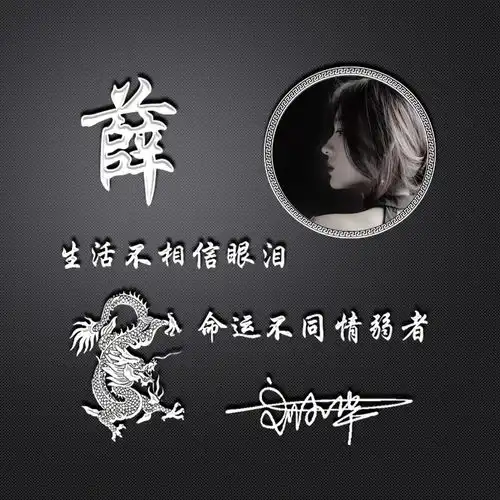 你的微信头像已做好,十几款3d高清励志连笔签名头像,请查收
