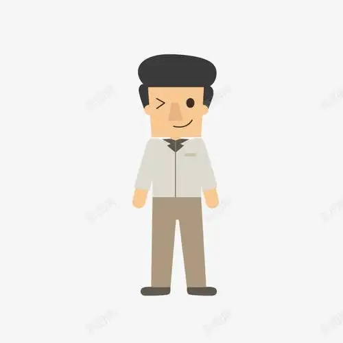 卡通装饰人物介绍海报男性设计图片免费下载页面网页平面电商创意素材中年素材
