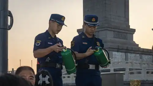 从橄榄绿到火焰蓝,今天这群特殊的退役军人向国旗敬礼