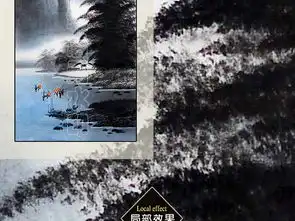 漓江渔火图片设计素材高清模板下载16.65mb水墨画大全