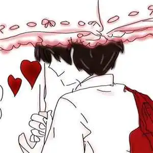 超美丽情头漫画头像