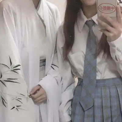 情侣头像古风唯美一对两张高清长街十里等你归