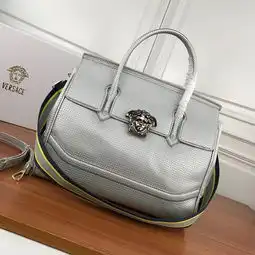 大号2019专柜同步杜美莎头像手提斜挎包包采用进口牛皮时尚压花真皮单肩女包