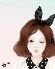 韩版女生头像,要卡通不要真人