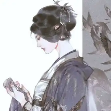 超仙气女生动漫头像拿扇子红衣古装仙气美女头像,古风头像图片