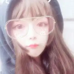 侧颜漂亮女生长发头像