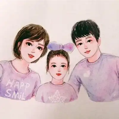 一家三口卡通图片头像,适合一家三口的头像图片