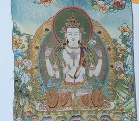 西藏唐卡佛像唐卡藏传佛教用品镀金唐卡画佛像菩萨