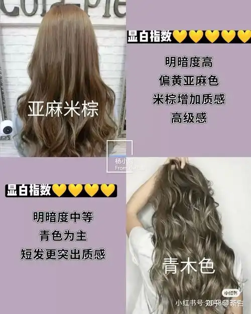 请问各位集美黄黑皮女孩染发适合什么颜色
