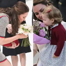 夏洛特不仅像女王和凯特王妃也神同步