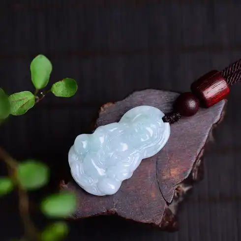正品天然a货翡翠观音玉坠玉观音送子观音吊坠男款项链挂件玉佩