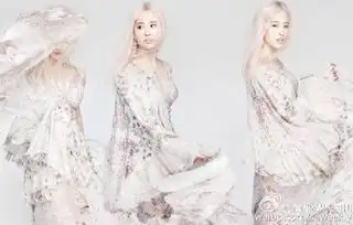 刘亦菲粉色发系拍封面大片二次元画风仙气充盈