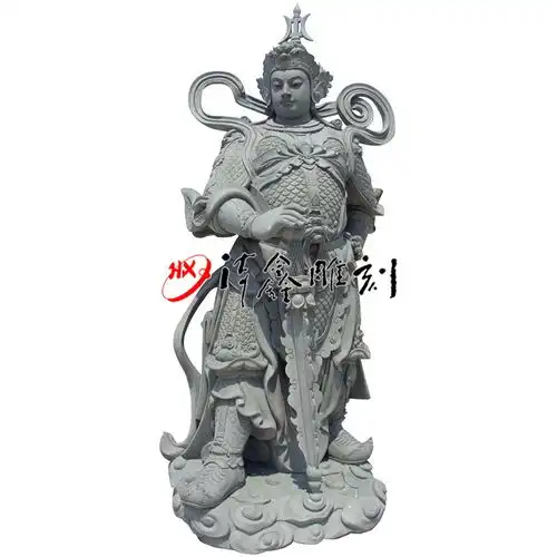 海鑫古建惠安寺庙石雕寺庙石雕佛像菩萨手持法器的意义