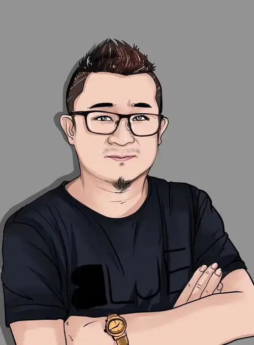 换个新头像吧,适合中年大叔的简约风漫画脸微信头像,神秘又艺术