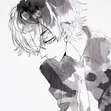 插画动漫二次元男生头像